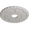 Ekena Millwork Kendall Train Station Medallion (Canopies up to 3 7/8"), 18 1/2"OD x 3 7/8"ID x 1"P, Ultra White CM18KDUWF - alternate 2